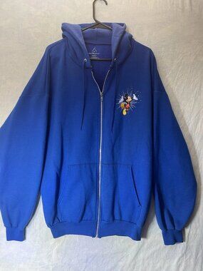 Walt Disney World Mickey Mouse Zip Hoodie XL